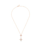 LVN Color Blossom M Star Multi-Motif Pendant, Pink Gold, White Mother-of-Pearl and Diamonds