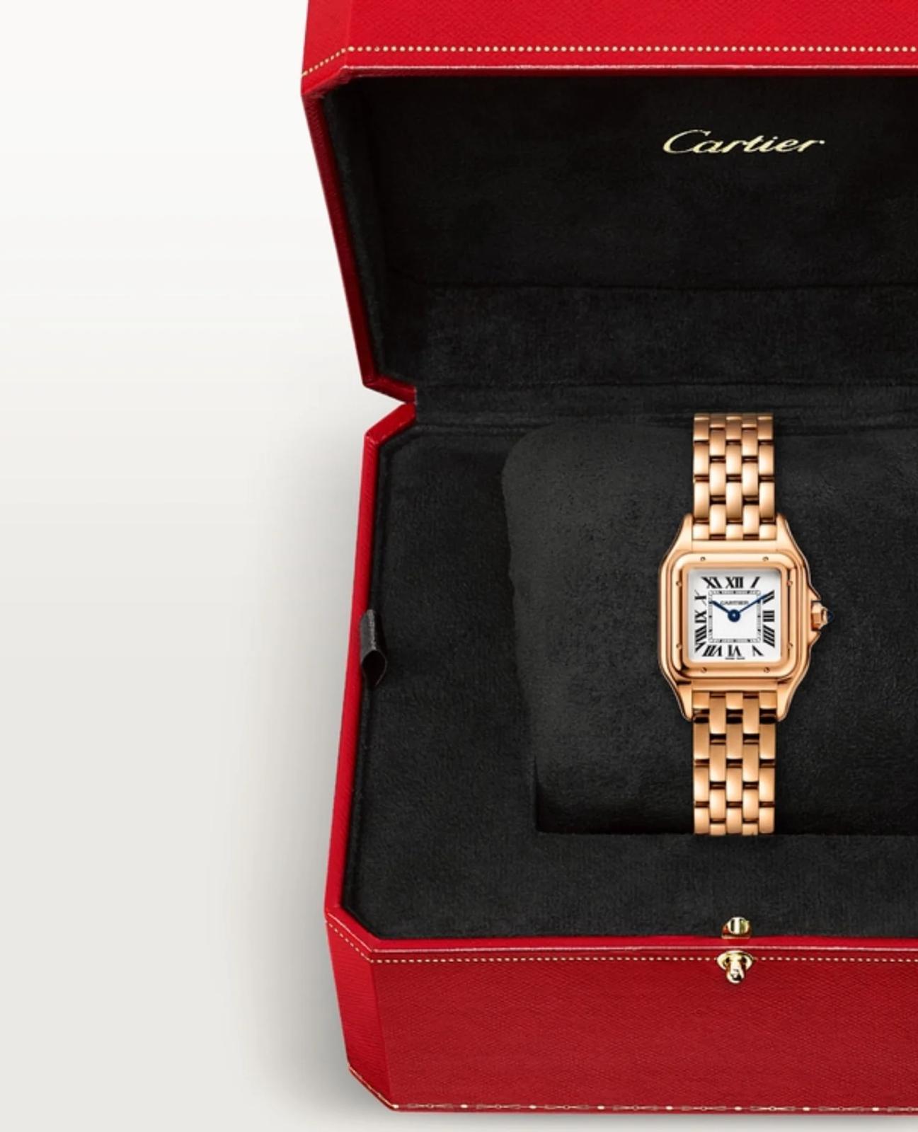 CRT Panthèrs DE CRT Watch, Small Model, Full Rose Gold