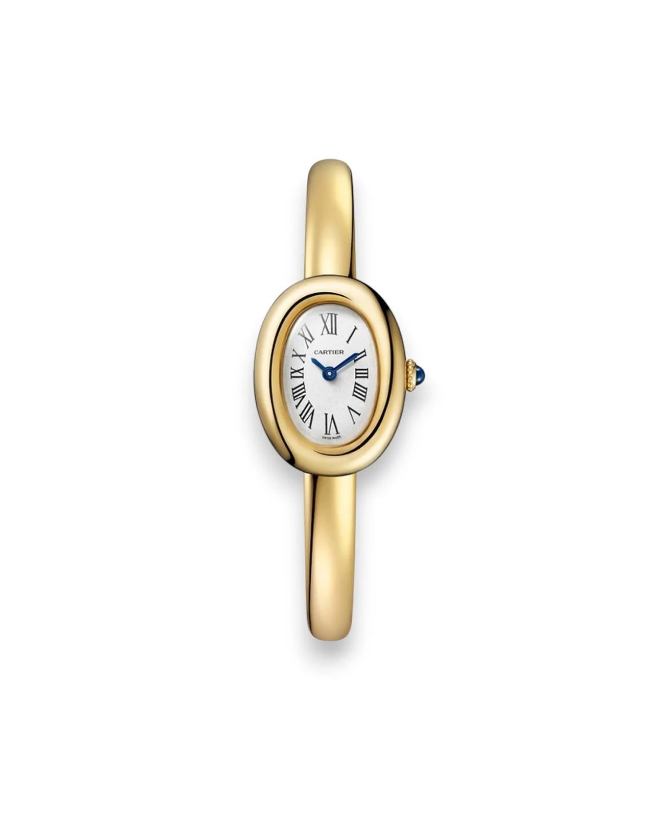 CRT BAIGNOIRE Watch, Mini Model, Yellow Gold