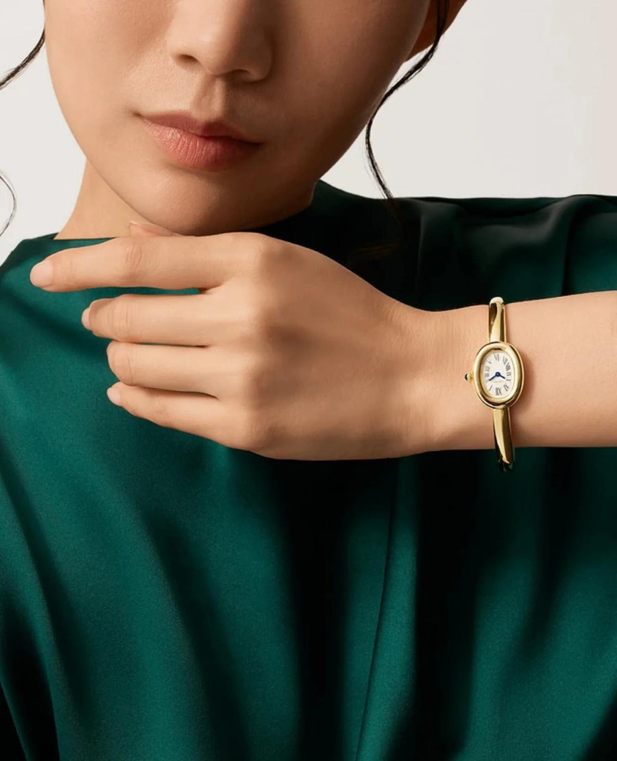 CRT BAIGNOIRE Watch, Mini Model, Yellow Gold