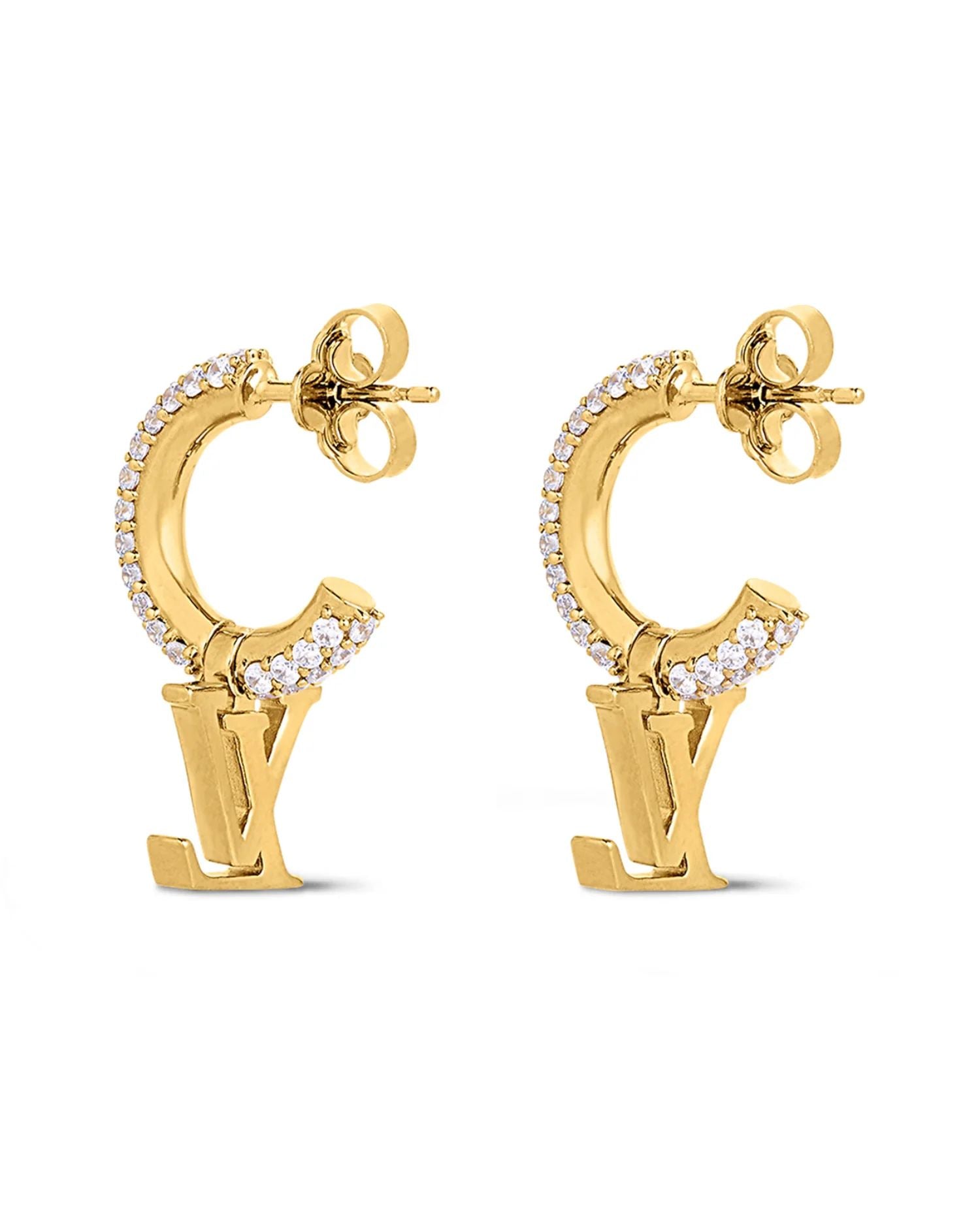 LVN Iconic Earrings Gold