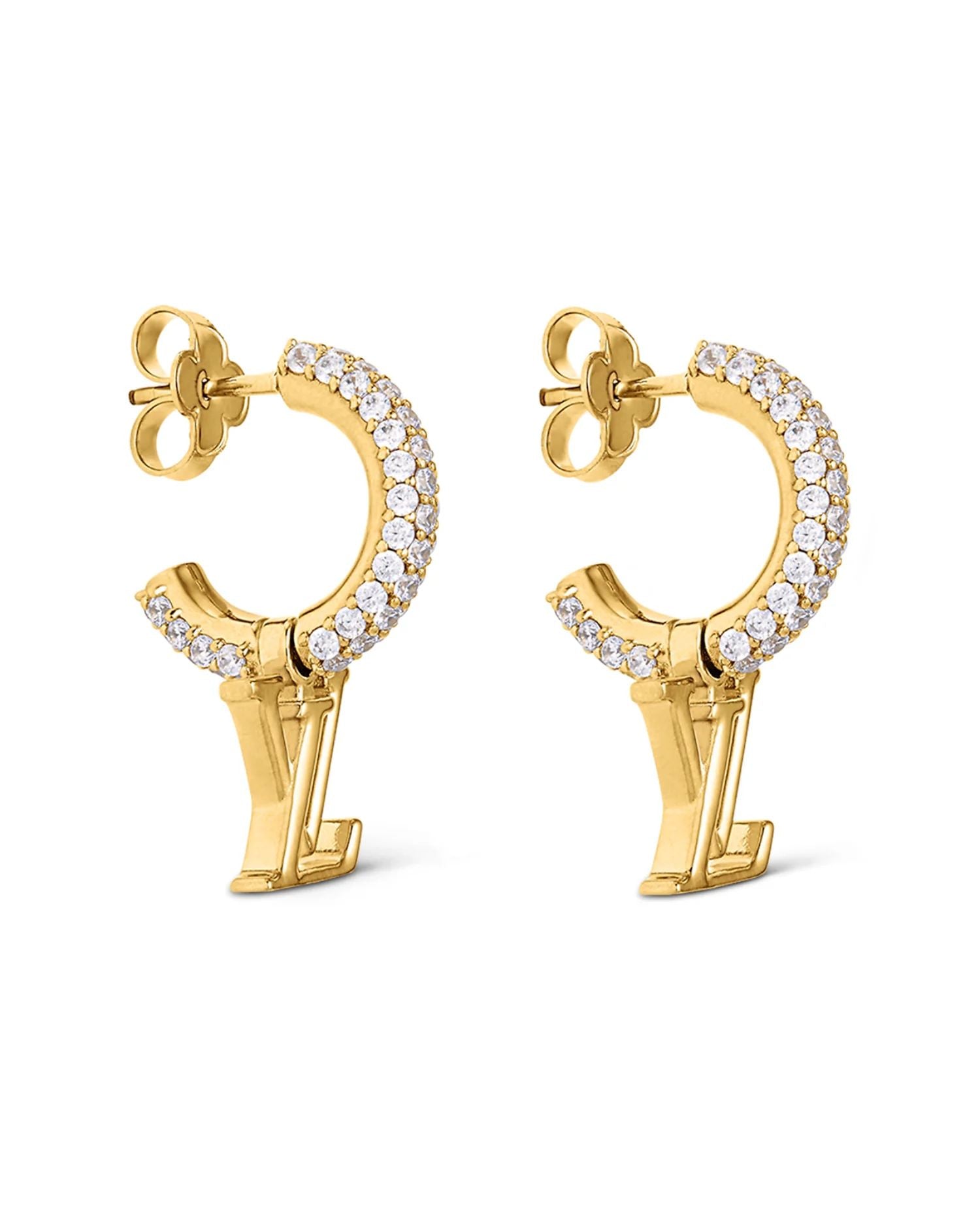 LVN Iconic Earrings Gold