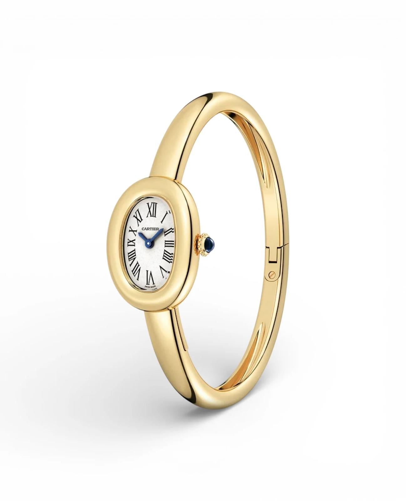 CRT BAIGNOIRE Watch, Mini Model, Yellow Gold